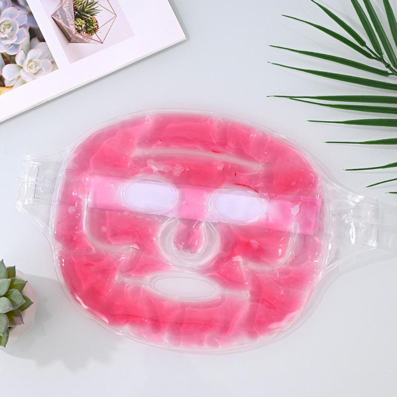 

Маска з льодом для обличчя та очей для відновлення після операції - Компрес для всього обличчя, гарячий та холодний, суперм який