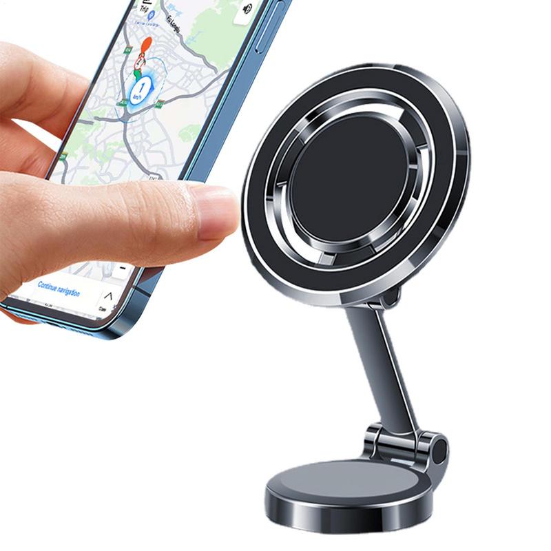 Dashboard Car Mobile Phone Holder Sticking GPS Stand Mount Bracket For Cellphone Rotating Smartphone Magnetic Holder In Car