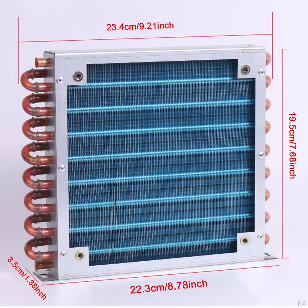 Condenser for Refrigerator Air Cooled Radiator Copper Tube DIY Sturdy Cooling System Equipment