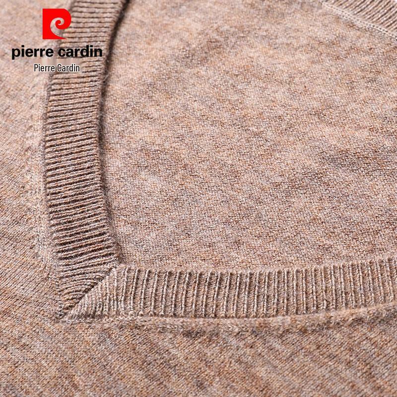 Pierre Cardin Men's 100% Wool V-Neck 3/4 Sleeve Sweater