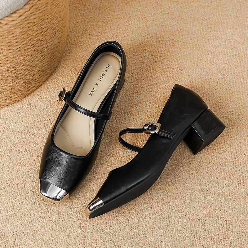 G360-2 Xiaoxiangfeng Loafu Single Shoes 2025 Spring and Summer New Models with Skirts Casual Commuting Versatile Mary Jane Shoes Women