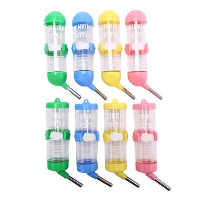 Plastic Hamster Drinker Water Bottle Dispenser Feeder Hanging Pet Dog Guinea Pig Squirrel Rabbit Drinking Head Pipe Fountain