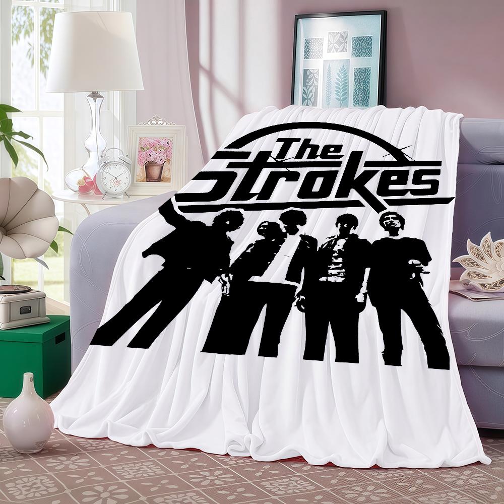 The S-Strokes Blanket Warm And Soft Suitable For Bedroom Living Room Sofa Bed Office Travel Camping
