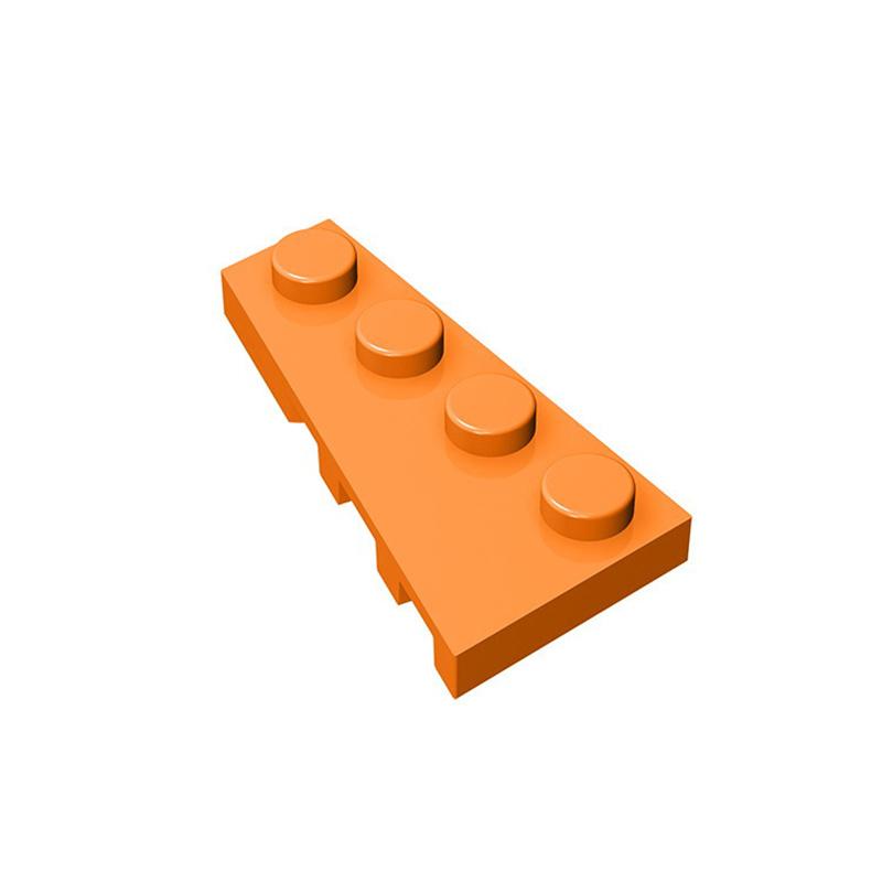 Non-Toxic 10Pcs 41770 2X4 Wedge-Shaped Block Moc Color Loose Parts Compatible With Bricks Diy Children'S Toy Assembly Gift