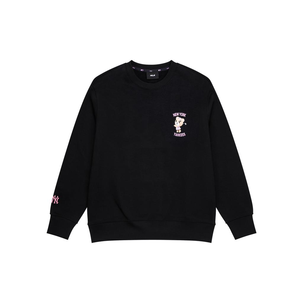 New MLB New York Yankees Sweatshirts Unisex Black 3AMTE0134-50BKS