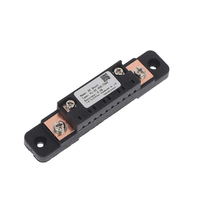 Hot Sale FL-2C Shunt 10A 15A 20A 30A 40A 50A 75A 100A 75mV DC High Accuracy With Base Ammeter Current Shunt Resistor