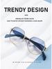 Polygon Metal Sunglasses: High-End, Versatile Retro Square Frame for European & American Street Style Fashion