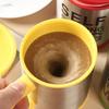400 ml Kaffekopp med Knapp Multifunksjonell Rustfritt Stål Automatisk Røring Kaffekrus Kafé