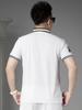 Ozhouzhan 2025 Summer New Men's Polo Shirt Lapel Short Sleeve T-shirt Trendy Embroidered Badge Top Clothes Men