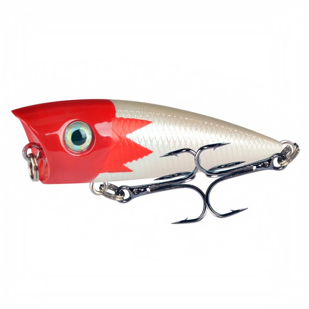 Topwater Fishing, 8 Color Hard Plastic with Reflective