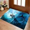 Mermaid Fantasy Living Room Nonslip Area Rug Soft Carpet For Bedroom Game Playroom Sofa Office Home Decor Doormat Christmas Gift