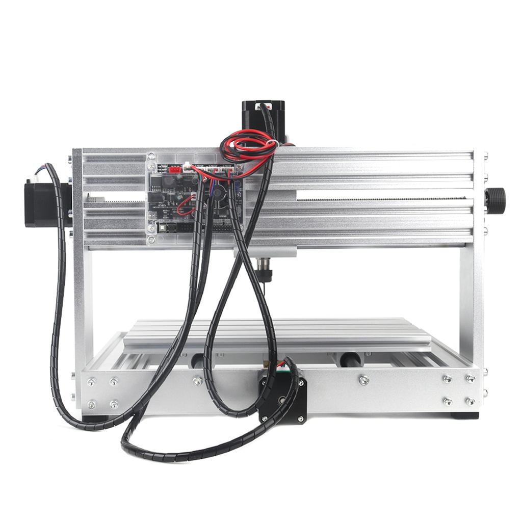 CNC Engraving Machine Small 3 Axes Cutting Machine Aluminum Alloy CNC Router Set 100‑240V EU Plug