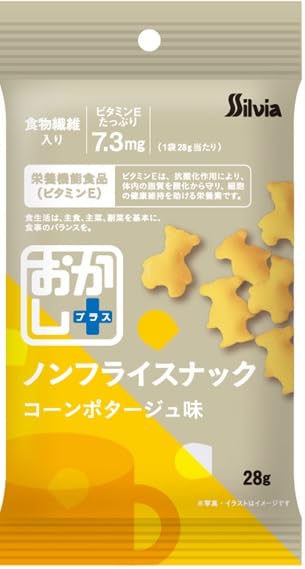 Sweets corn potage flavor + Non-fried snacks,
