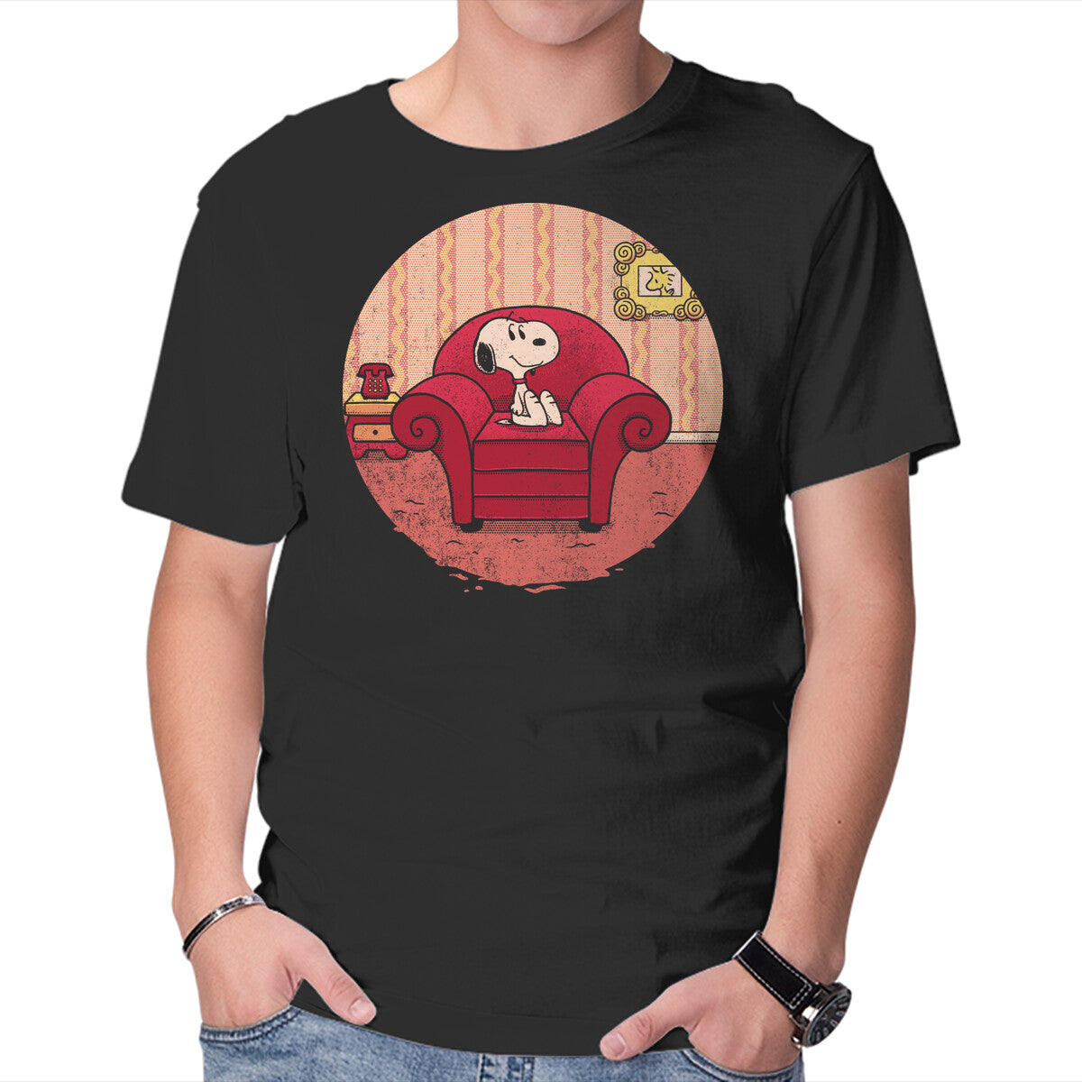 Unisex Crew Neck T-Shirt Wrong Show Graphic Short Sleeve Casual Tee S