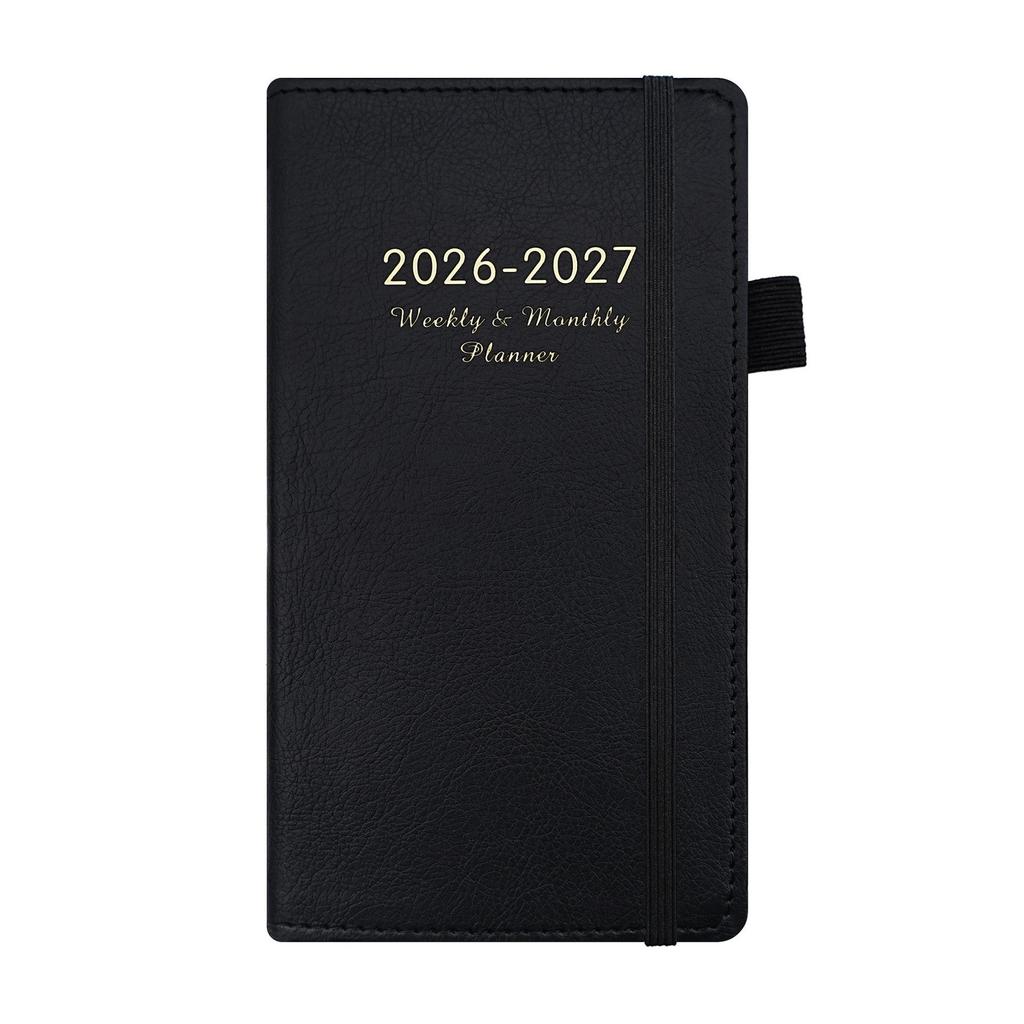English Weekly Planner Soft Cover (24 Sizes) - Customizable Schedule Book 26-27