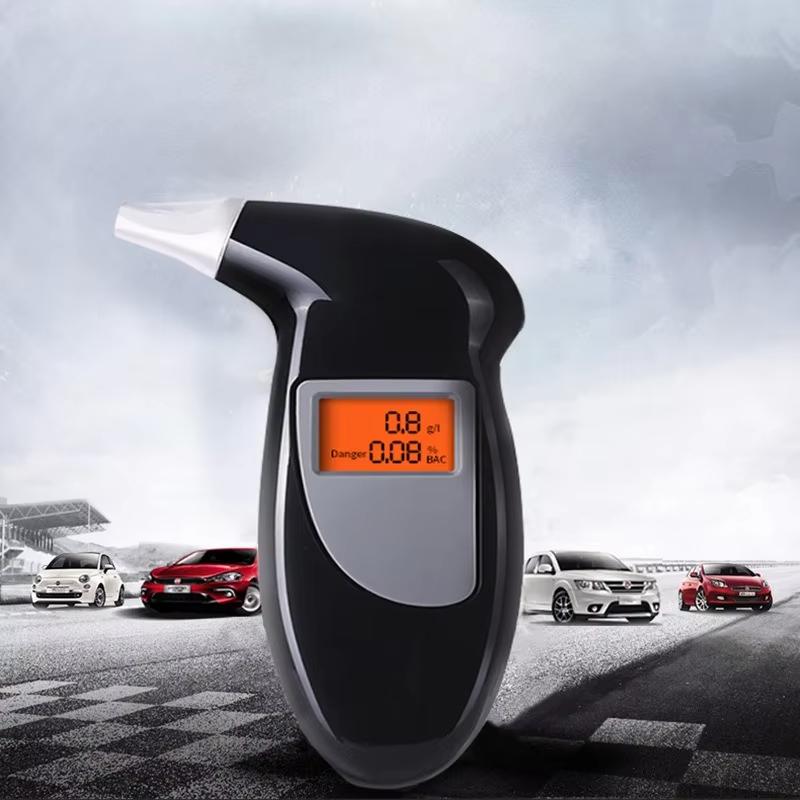 Professional Alcohol Breath Tester Analyzer LCD Screen No Backlight Breathalyser Lie Detector Alcohol Analyzer