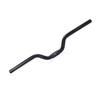 Mountain Bike Riser Handlebar 25.4mm Dia Aluminum Alloy Extra Long Bicycle Riser Bar for Folding Bike MTB