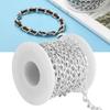DIY Handmade Accessories Silver Aluminium Chain 7mm Wide Aluminum DIY Accessories 5Meter Twisted Links Chain DIY Crafts