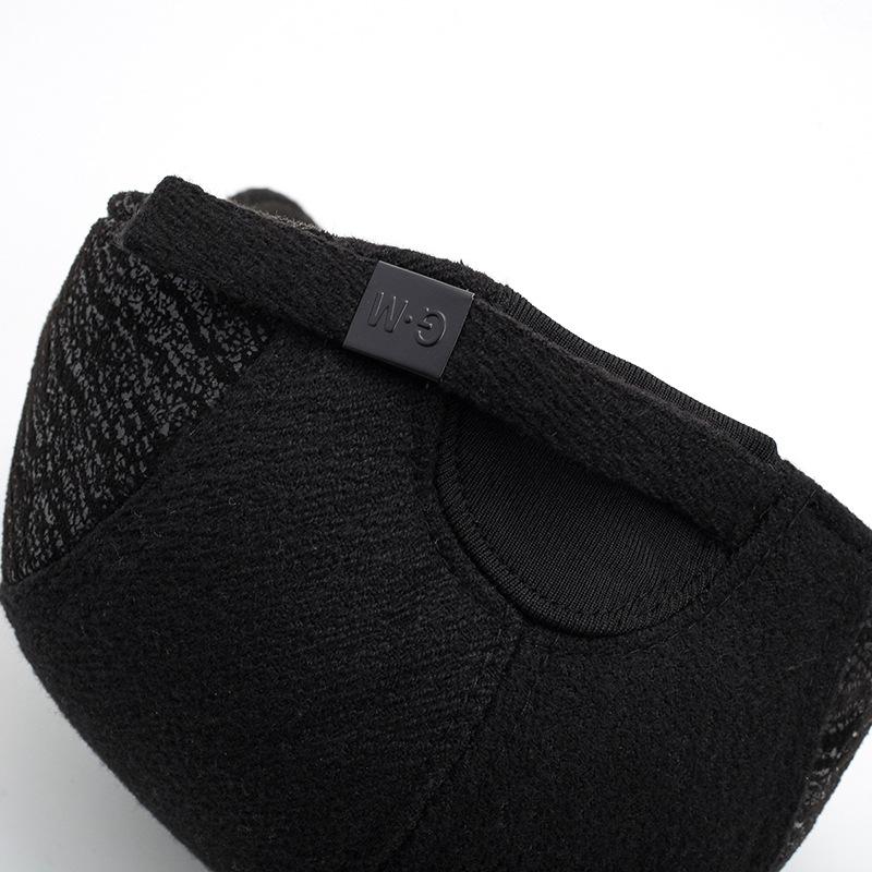 Men's Hat Dad's Hat Autumn Winter Wool Ear Protection Cap Middle-Aged and Elderly Beret Warm Forward Cap