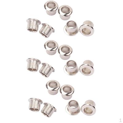 18pcs Machine Head Tuning Peg Adapter Bushings Silver