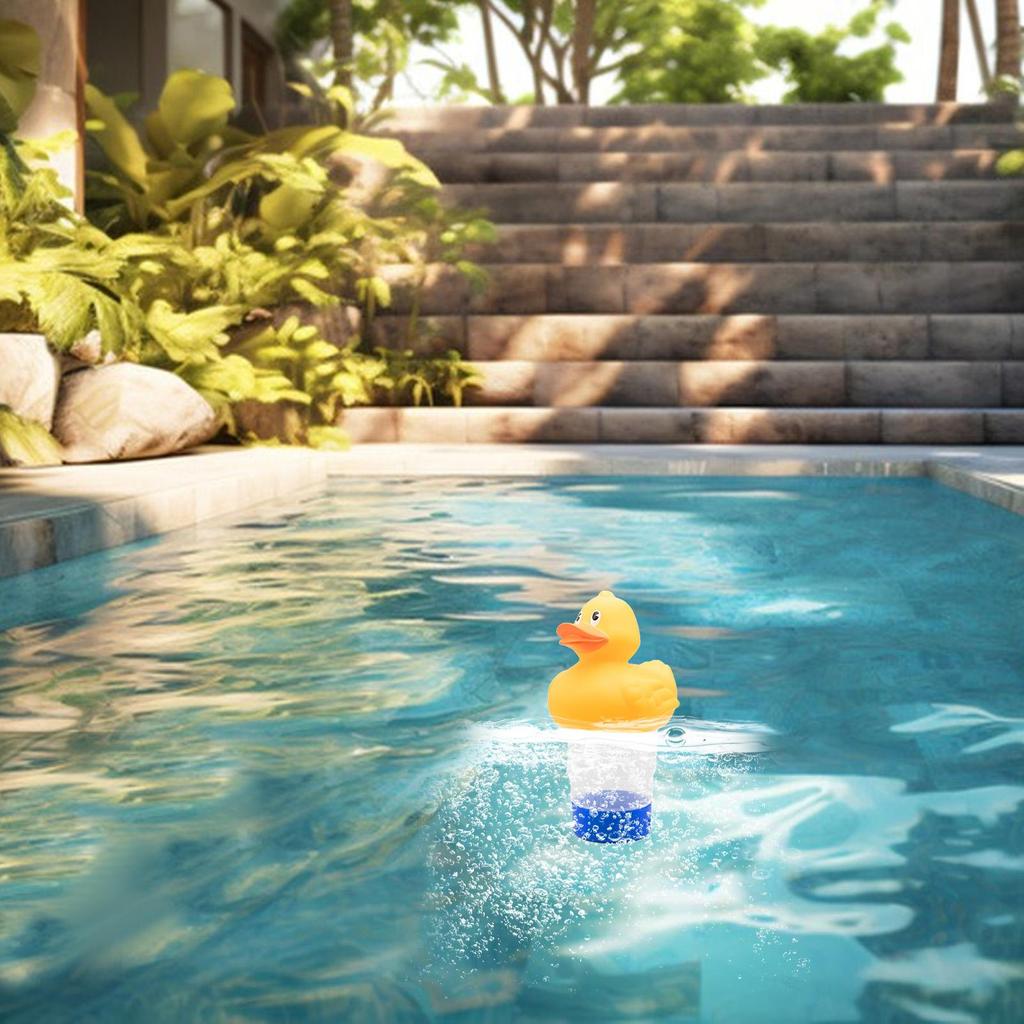Duck Chlorinator Large Capacity Floating Chlorine Dispenser Floating Cemical Chlorine Dispenser Cleaning Pool