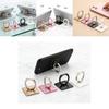 Creative Square Phone Ring Holder With Zinc Alloy Ring For Universal Smartphones