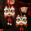 2026 New Year Decoration DIY Accessories 1Pcs Horse Year Door Pendant Chinese Spring Festival Lion Dance Hanging Ornament
