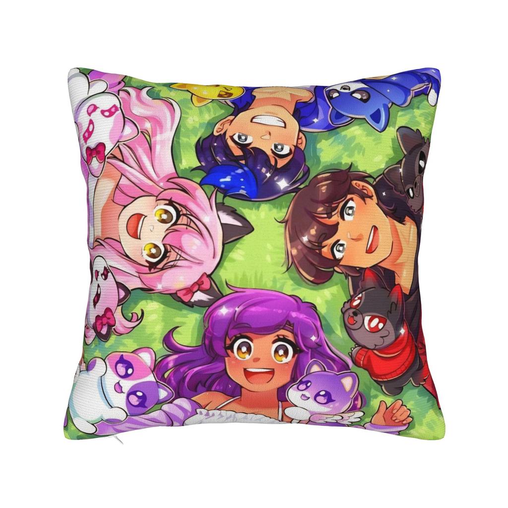 A-Aphmau Cartoon Pillow Cover Stuff Soft Cushion Cover Decorative  Throw Pillow Case Cover Home Multiple Sizes