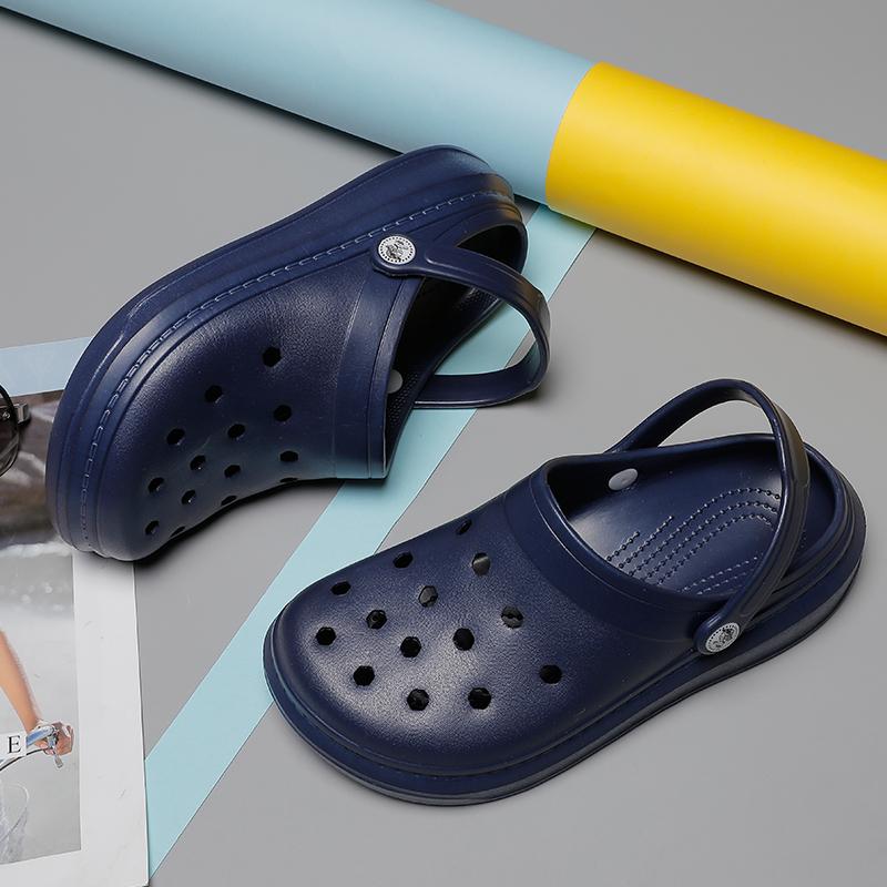 Sandali estivi da uomo Pantofole da spiaggia Scarpe da uomo unisex Aqua traspirante Pantofole da giardino scavate in schiuma Scarpe da acqua per esterni