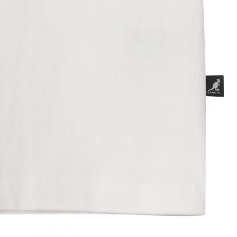 Kangol ShorT Sleeve T shirT 2777 Off whiTe