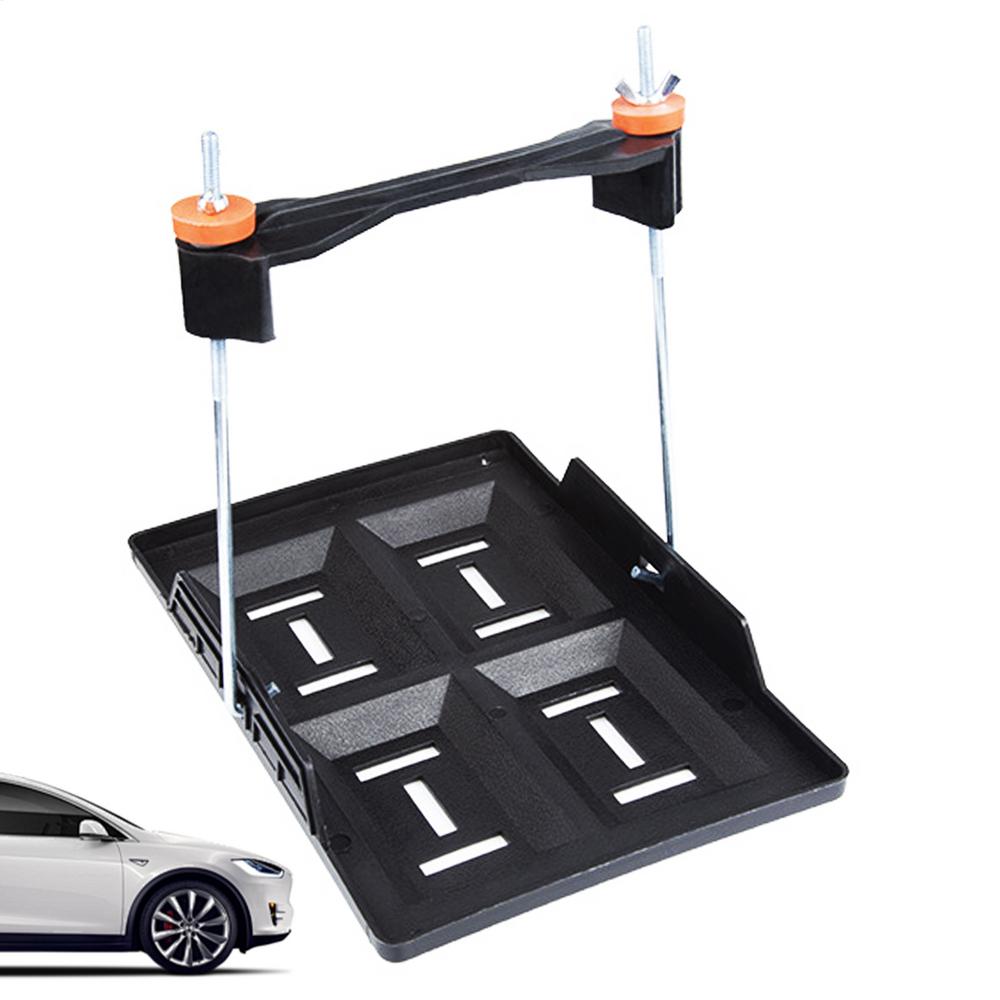 Car Battery Tray Holder Adjustable Clamping Holder Battery Hold Down Tray Bracket For Automotive Truck Trailer RV Boat Marine small