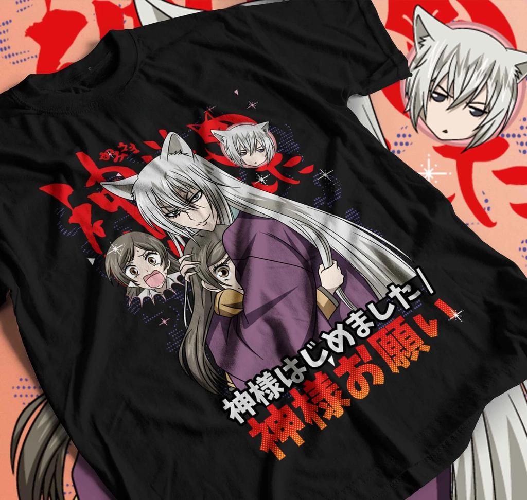 Summer Hot Selling Kamisama Kiss Tshirt Anime Tomoeyoukai Friends Gift Mens Round Neck Short Sleeved Anime Tshirt