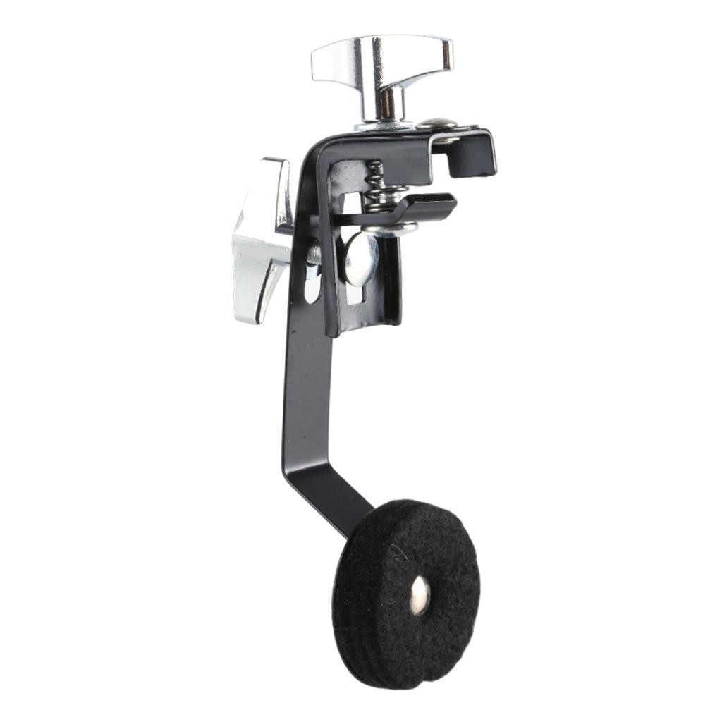 Clamp On Drum Damper Metal Felt Drum Mute Silencer Muffler Clamp On Tone Control Muffler for Snares Musical Parts