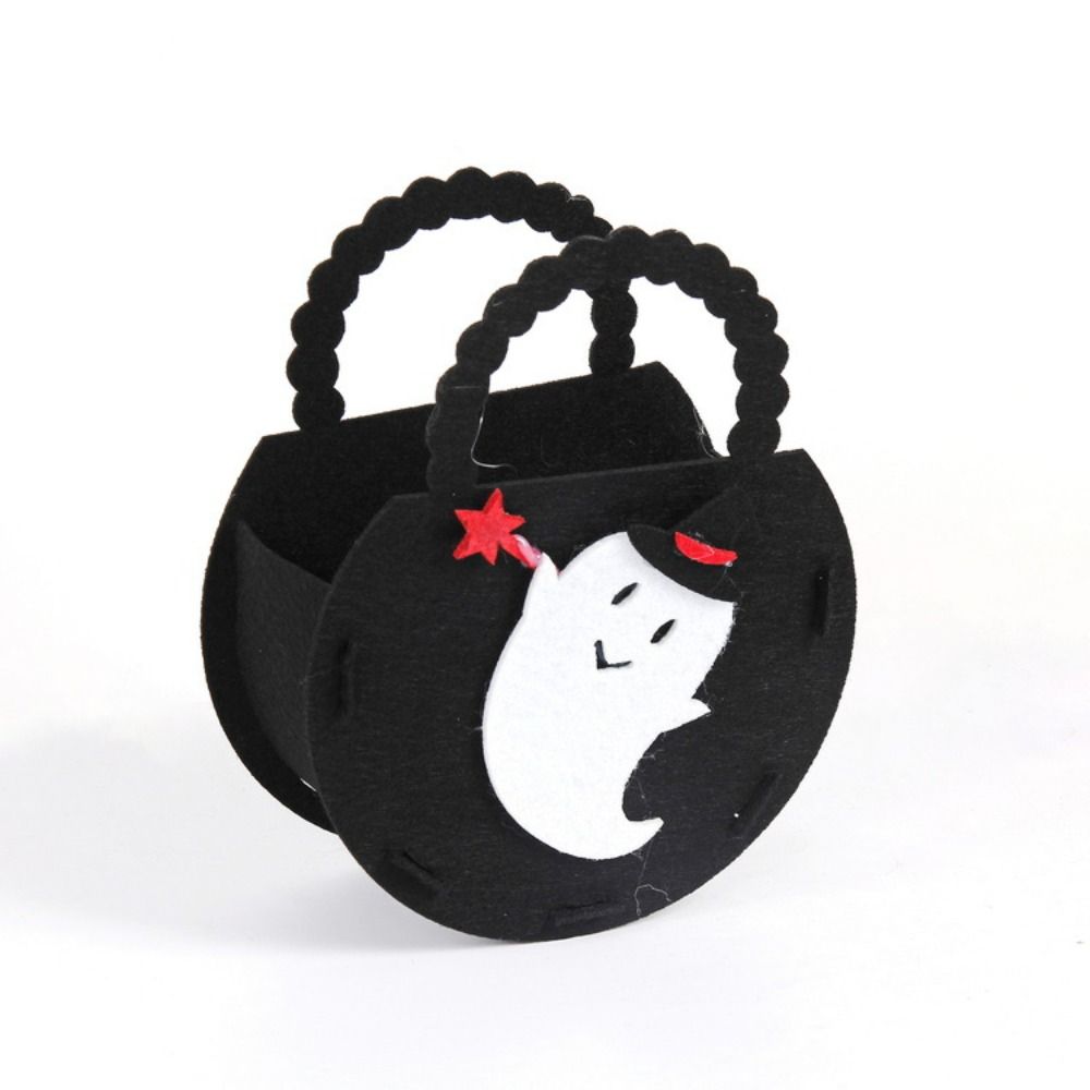 Pumpkin Pumpkin Bucket Non-woven Bat Candy Bag Four Styles Halloween Ghost Bag  Halloween Props