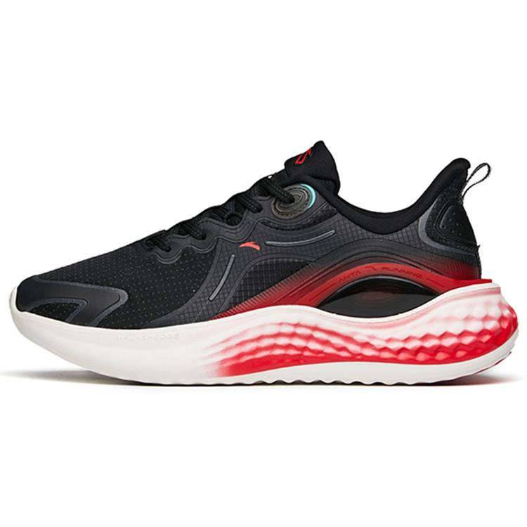 

Anta Running Collection Cushioned Anti Slip Wear Resistant Breathable Lightweight Low Top Running Shoes Men s Black Red 40