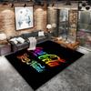 Coca Cola Rainbow Custom Name Carpet Rug For Living Room Bedroom Home Sofa Decoration Kids Play Nonslip Floor Mat