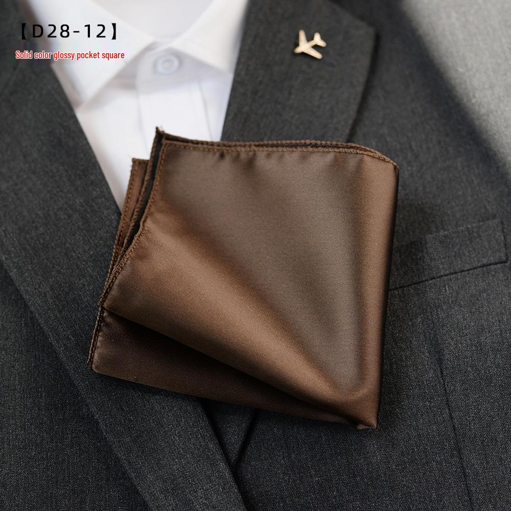 Retro Square Handkerchief: Men's Formal Scarf & Pocket Square Accessory