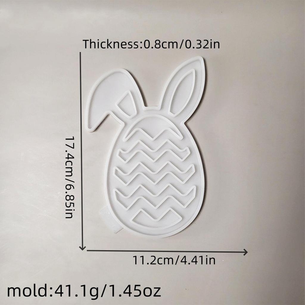 Easter Candy Molds Silicone Non-Stick Craft Supplies Holiday Chocolate Bunny Molds For Cake Cookie Dessert Treat Spring Holiday