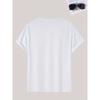 European sizes Men's Summer Short Sleeve T-Shirt with Letter '' Print Suitable for Casual Casual Attire - Round Neck Breathable Fabric