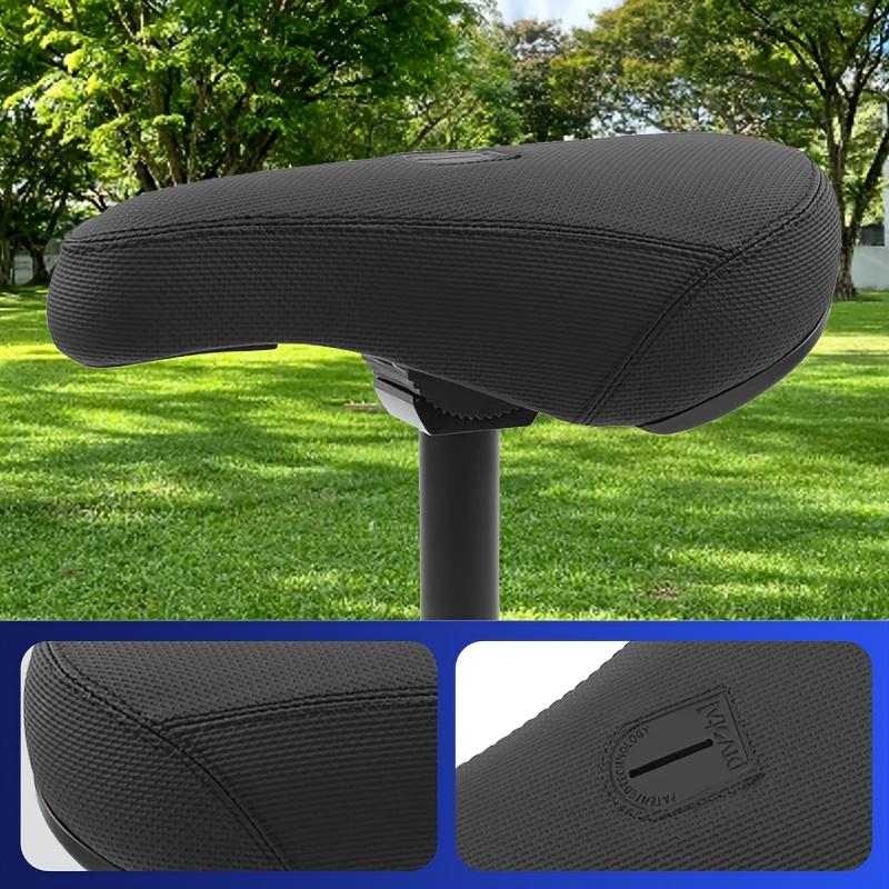 BMX Saddle with Seat Post - Pivotal Middle Hole, Dirt Jump Bike Seat for BMX Riding nero