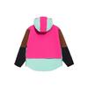 Li Ning Color Block Loose Casual Sports Hooded Jacket Men Jacket Pink AFDS249-1
