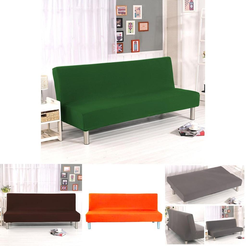 Luxurious Solid Sofa Bed Cover With Elastic Fabric For Ultimate Comfort And Protection