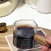 70/100Ml Wood Handle Glass Espresso Measuring Cup Diy Milk Jug Coffee Supplies Ransparent Transparent Kitchen Measure Mug