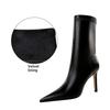 Women's European & American Style Stiletto High Heel Pointed Sexy Nightclub Slim Ankle Boots