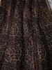 Women's High-Waisted Leopard Print A-Line Skirt with Full Hem