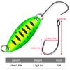 Micro Lure Bait Melon Seed Sequin Set3.6CM 2.5GSingle Hook High Reflective Fake Bait for Catching All Kinds of Fish, Including M