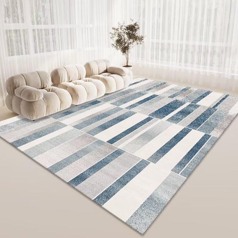 Geometrisch bedruckte Dekoration Heimteppich Wohnzimmer Moderner Stil 200x250 Große Bereichsteppiche für Schlafzimmer Weiche Rutschfeste Matte Kinder