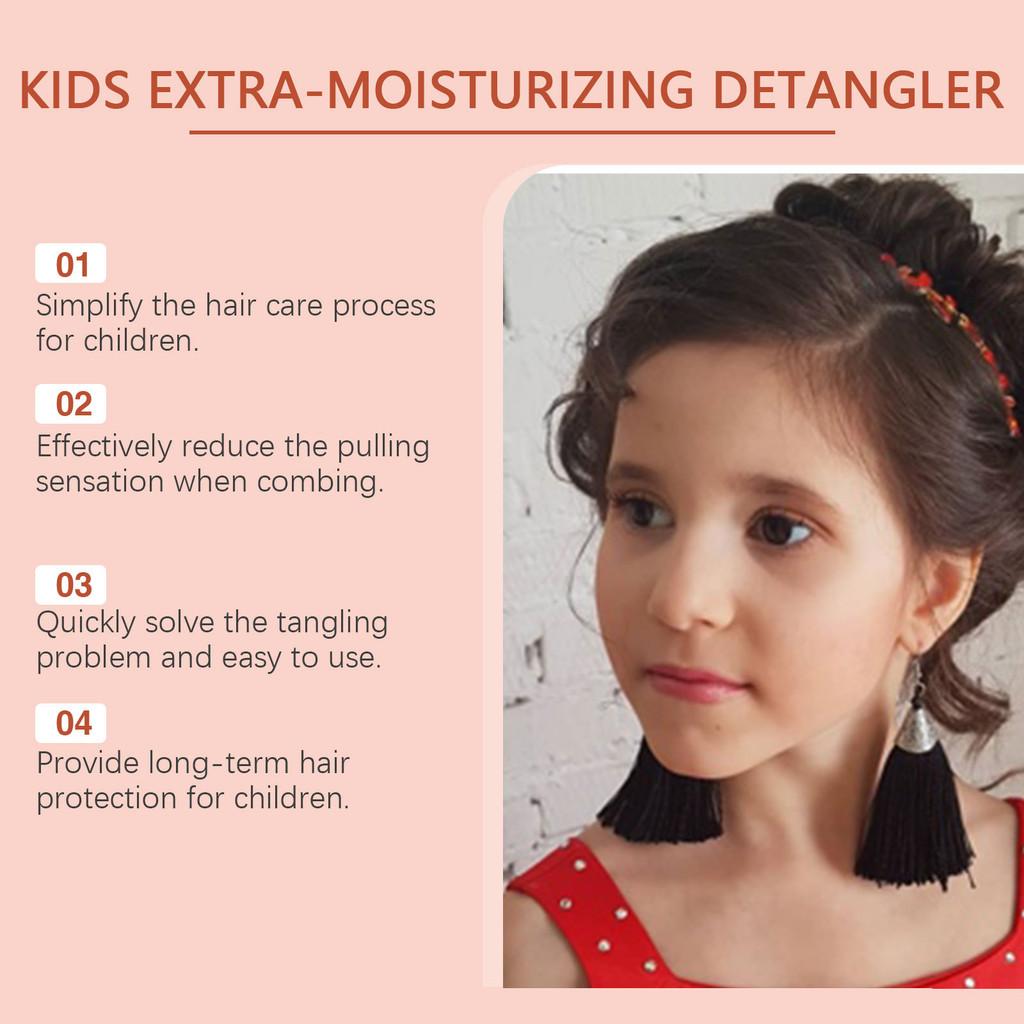 Wiieey Children's Hair Care Set Moisturizing Detangling Spray And Curl Defining Cream