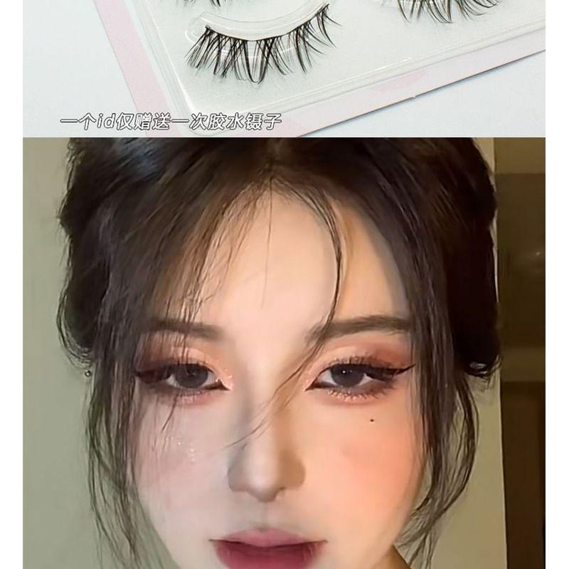 LuxeFlutter - Set of 5 Pairs: Natural Crisscross False Eyelashes