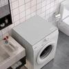 Dust Proof Washing Machine Mat Cover Solid Color Kitchen Drain Pad Oven Dust Pad Microwave Top Mat Bathroom Decor Funda Lavadora
